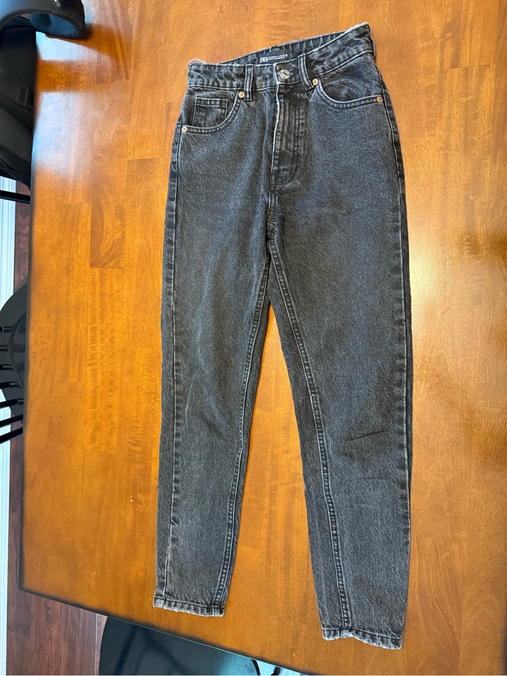 Zara TRF High-Waisted Mom Fit Jeans